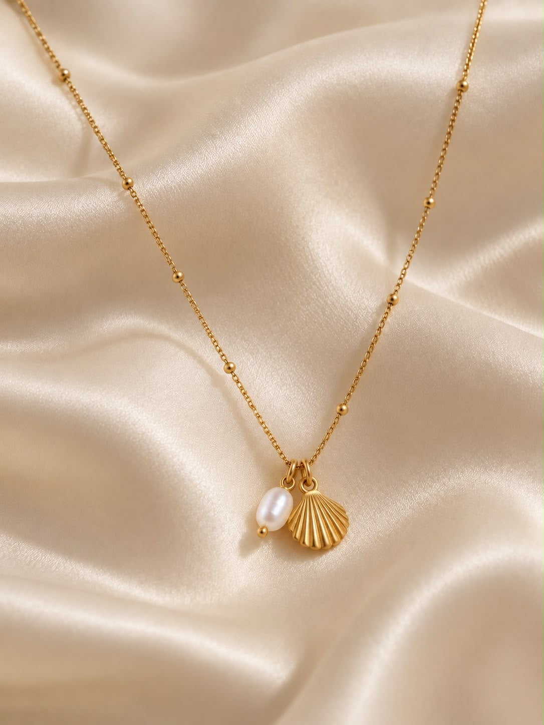 Alina Necklace 316L Roestvrij Stalen ketting van DLN Jewellery