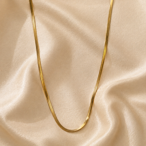 Alba Necklace 316L Roestvrij Stalen ketting van DLN Jewellery