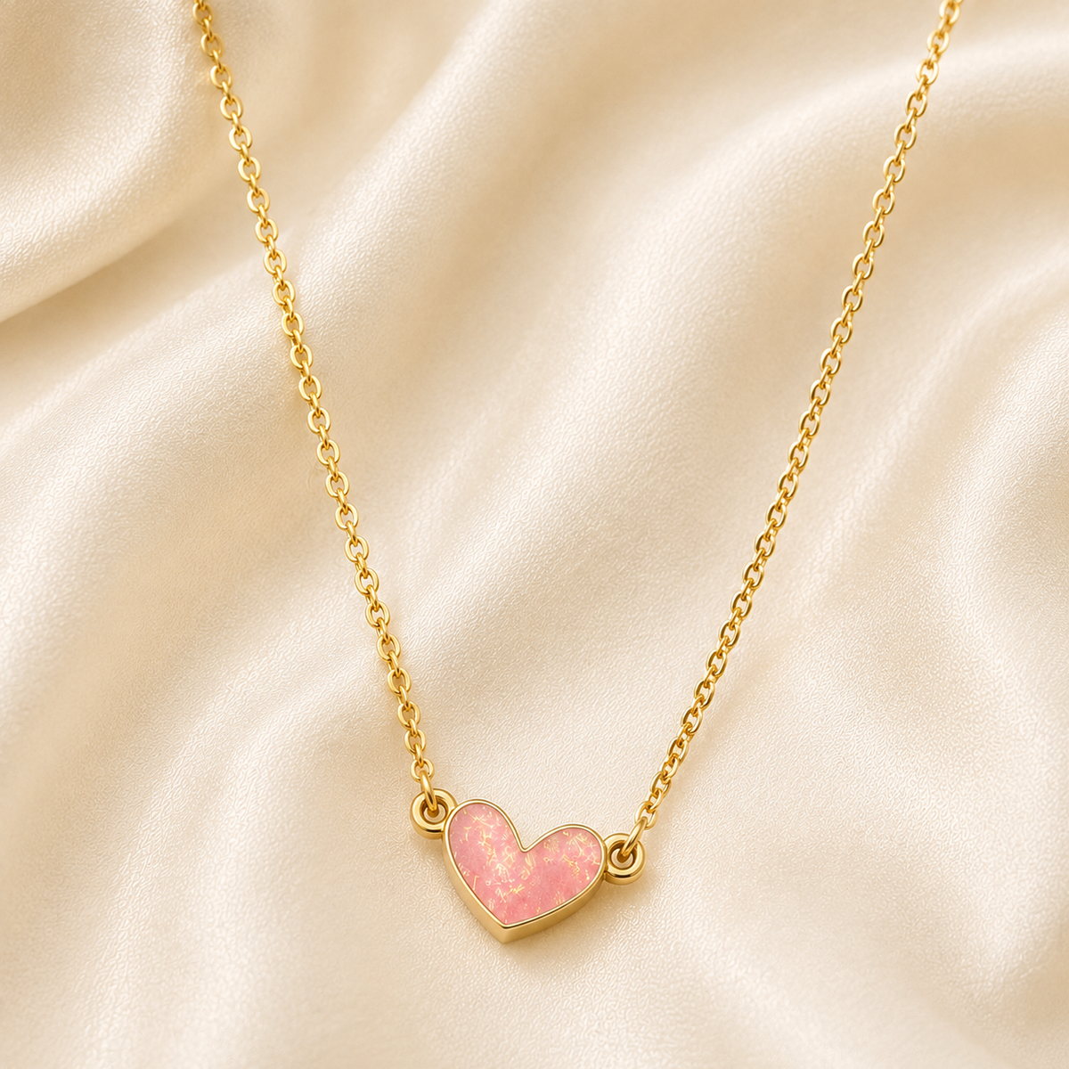 Amora Necklace 316L Roestvrij Stalen ketting van DLN Jewellery