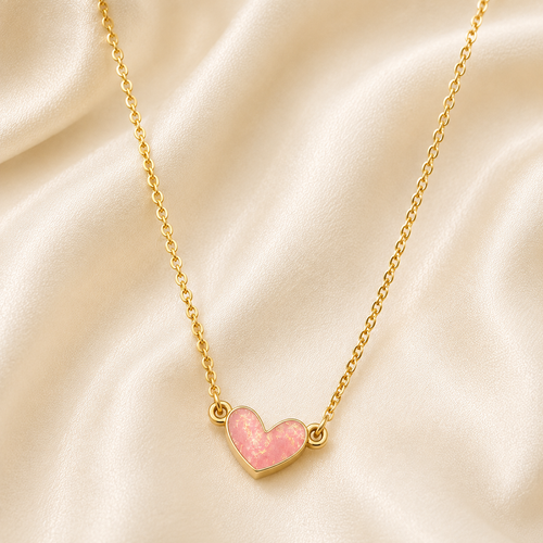 Amora Necklace 316L Roestvrij Stalen ketting van DLN Jewellery