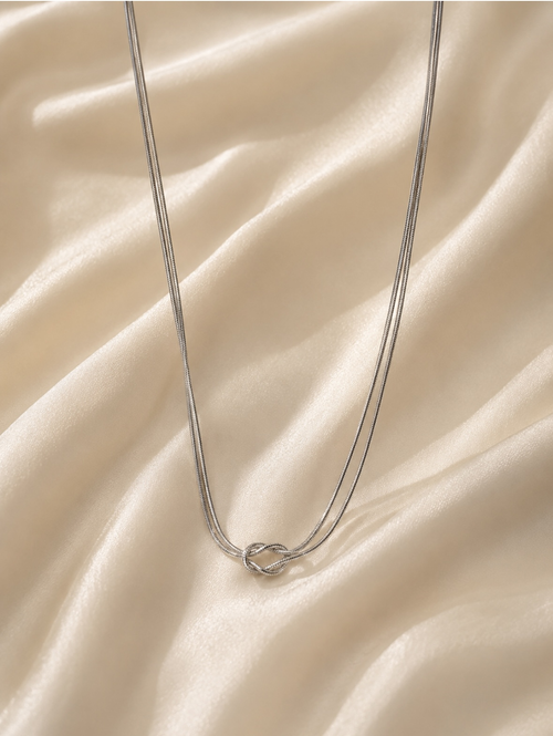 Aurelia Necklace 316L Roestvrij Stalen ketting van DLN Jewellery