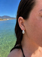 Sora Earrings 316L Roestvrij Stalen oorbellen van DLN Jewellery