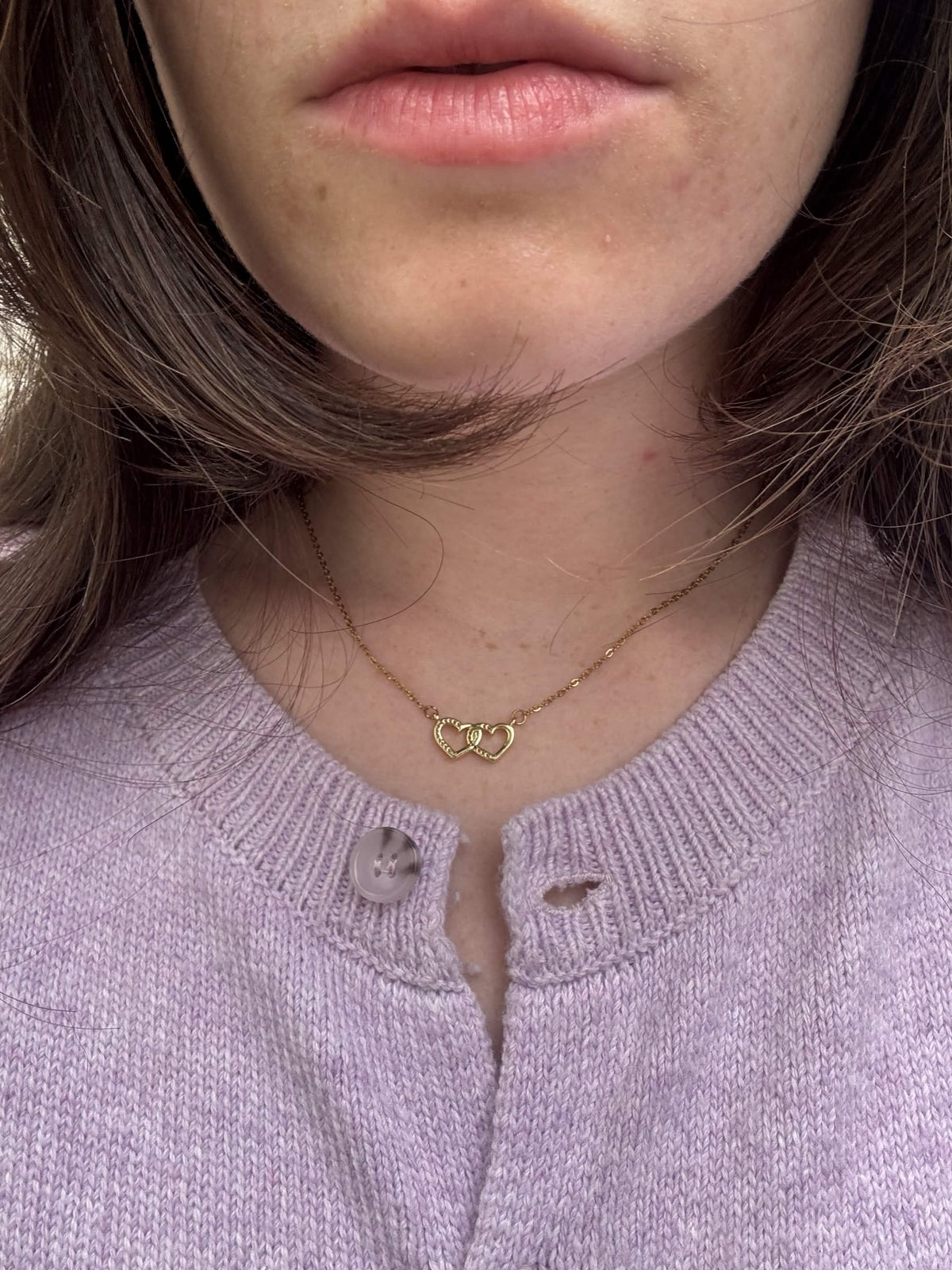 Gold Heart Necklace product photo 2
