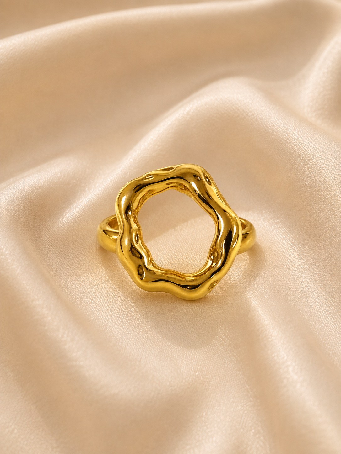 Marea Ring 316L Roestvrij Stalen ring van DLN Jewellery