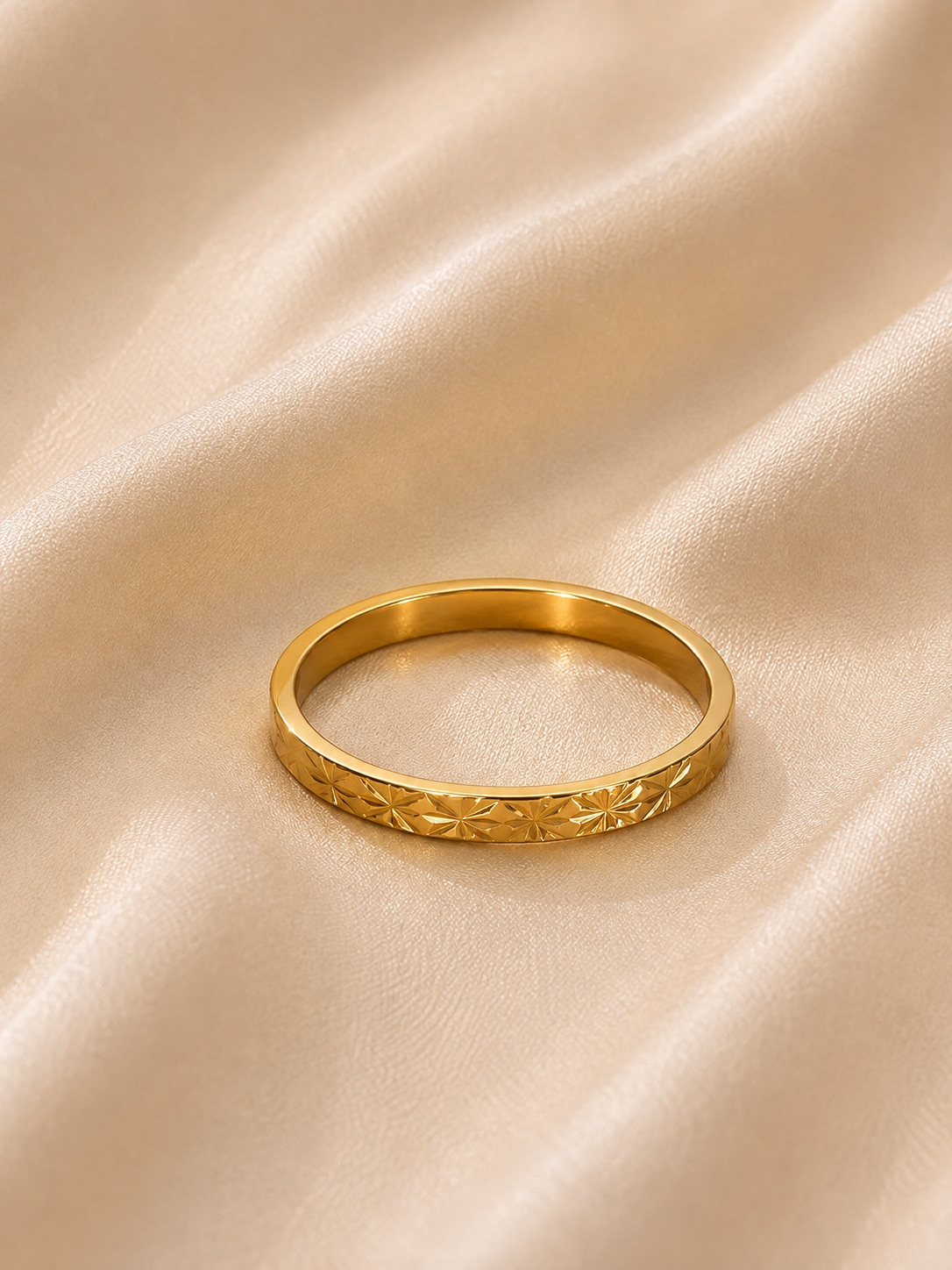 Mila Ring 316L Roestvrij Stalen ring van DLN Jewellery