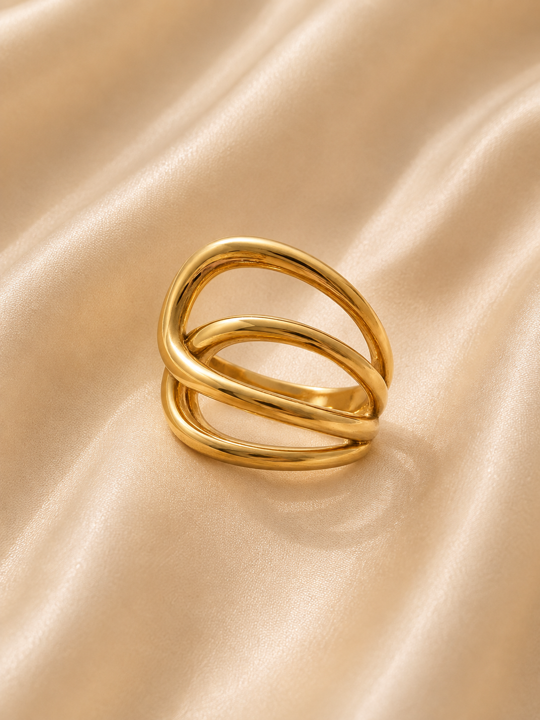 Mira Ring 316L Roestvrij Stalen ring van DLN Jewellery