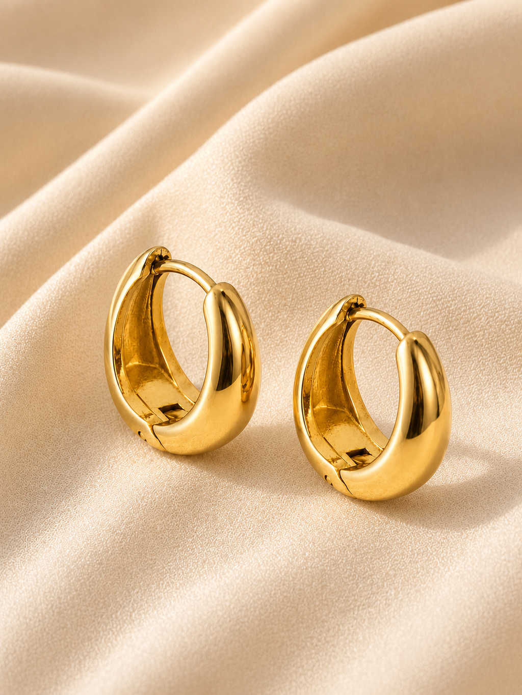 Selene Earrings 316L Roestvrij Stalen oorbellen van DLN Jewellery