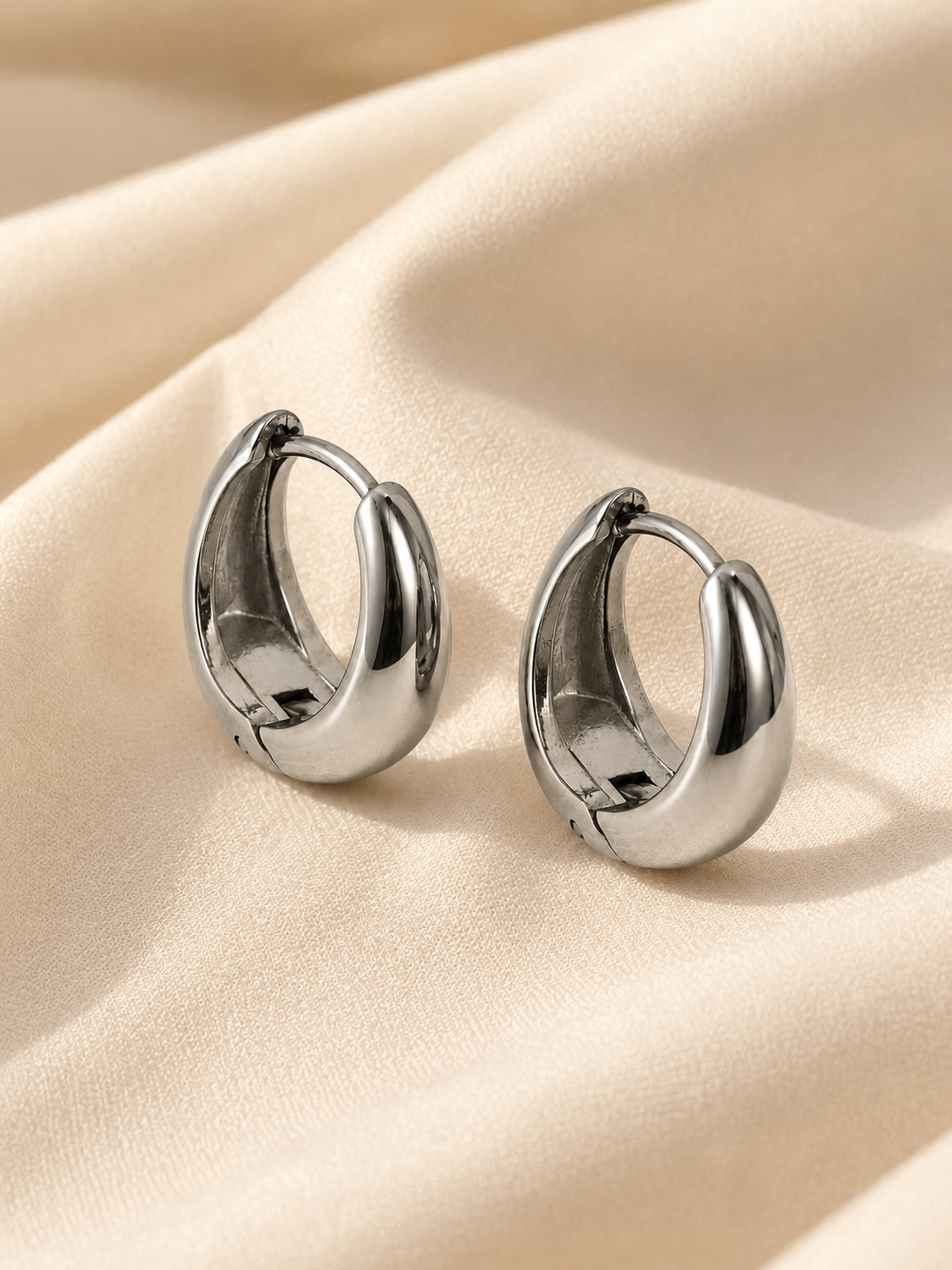 Selene Earrings 316L Roestvrij Stalen oorbellen van DLN Jewellery