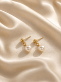 Sofia Earrings 316L Roestvrij Stalen oorbellen van DLN Jewellery