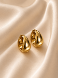 Sora Earrings 316L Roestvrij Stalen oorbellen van DLN Jewellery