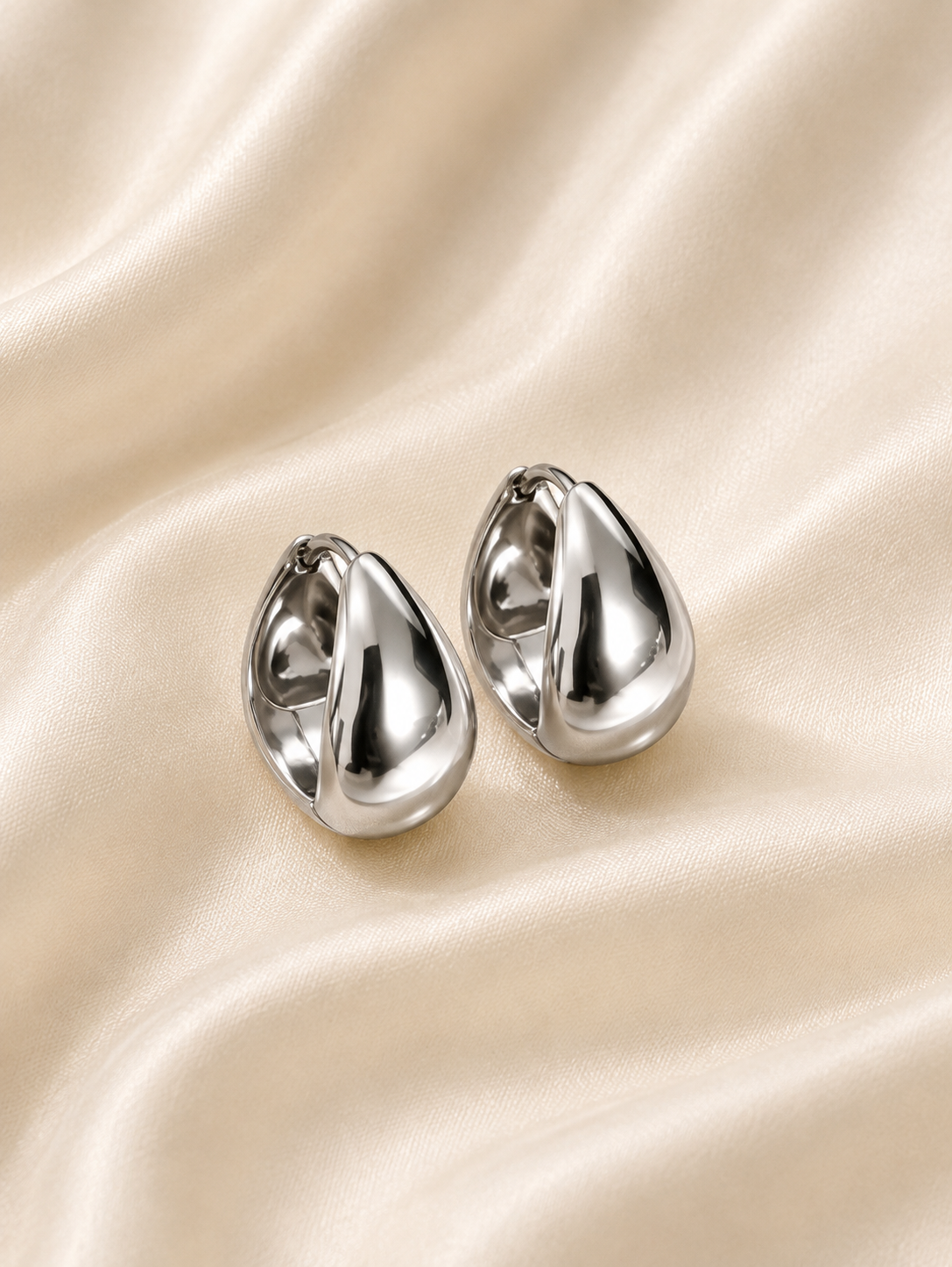 Sora Earrings 316L Roestvrij Stalen oorbellen van DLN Jewellery