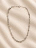 Bavella silver layered bead bracelet