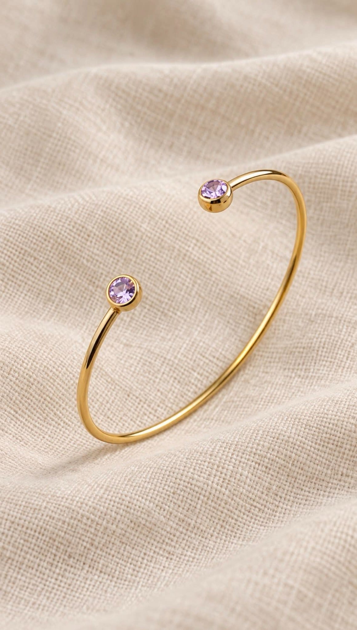 Bettina Bracelet Lilac - 304 stainless steel bracelet