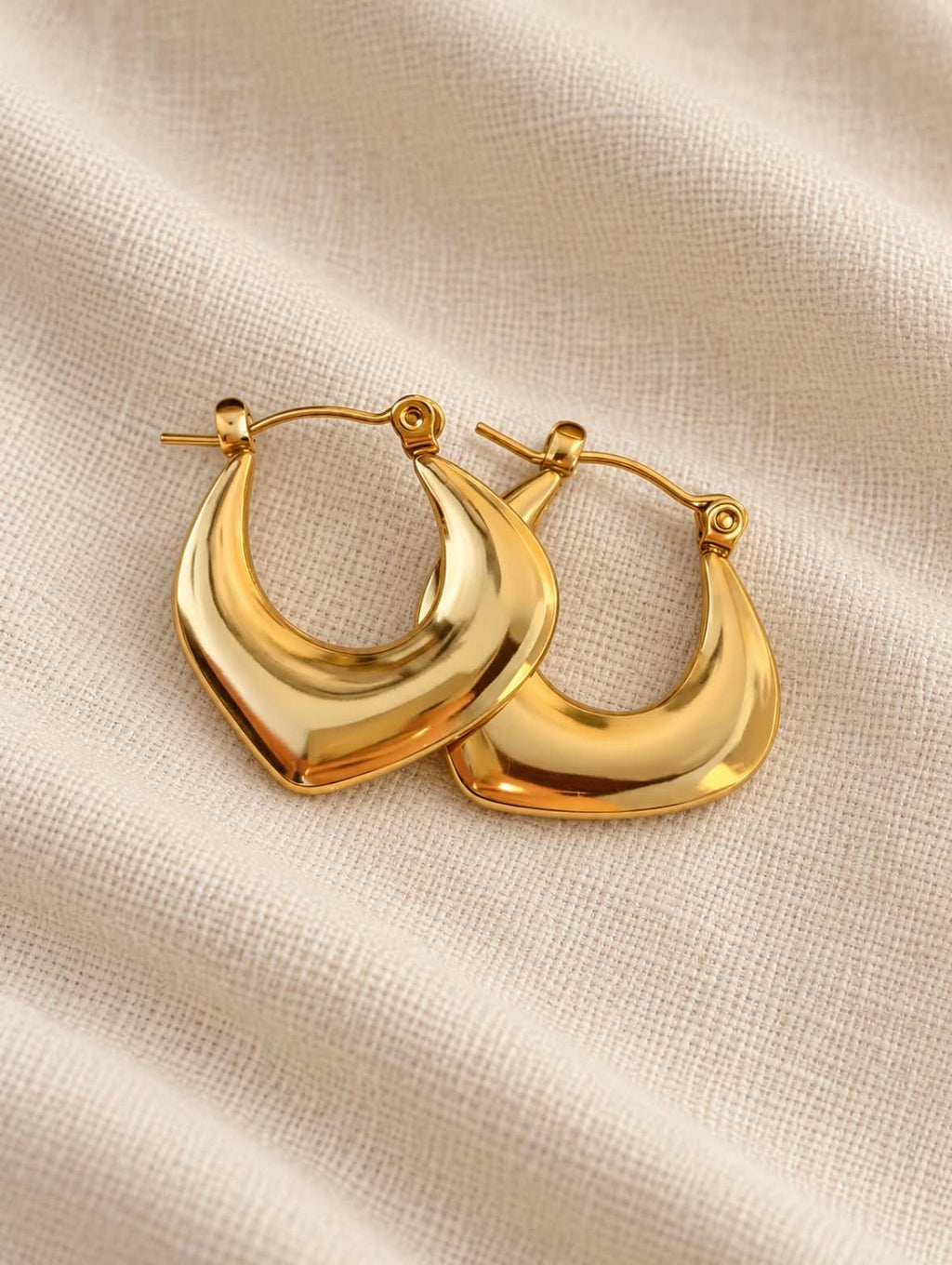 Soraya Earrings Gold - 304 stainless steel earrings