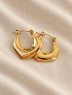Soraya Earrings Gold - 304 stainless steel earrings