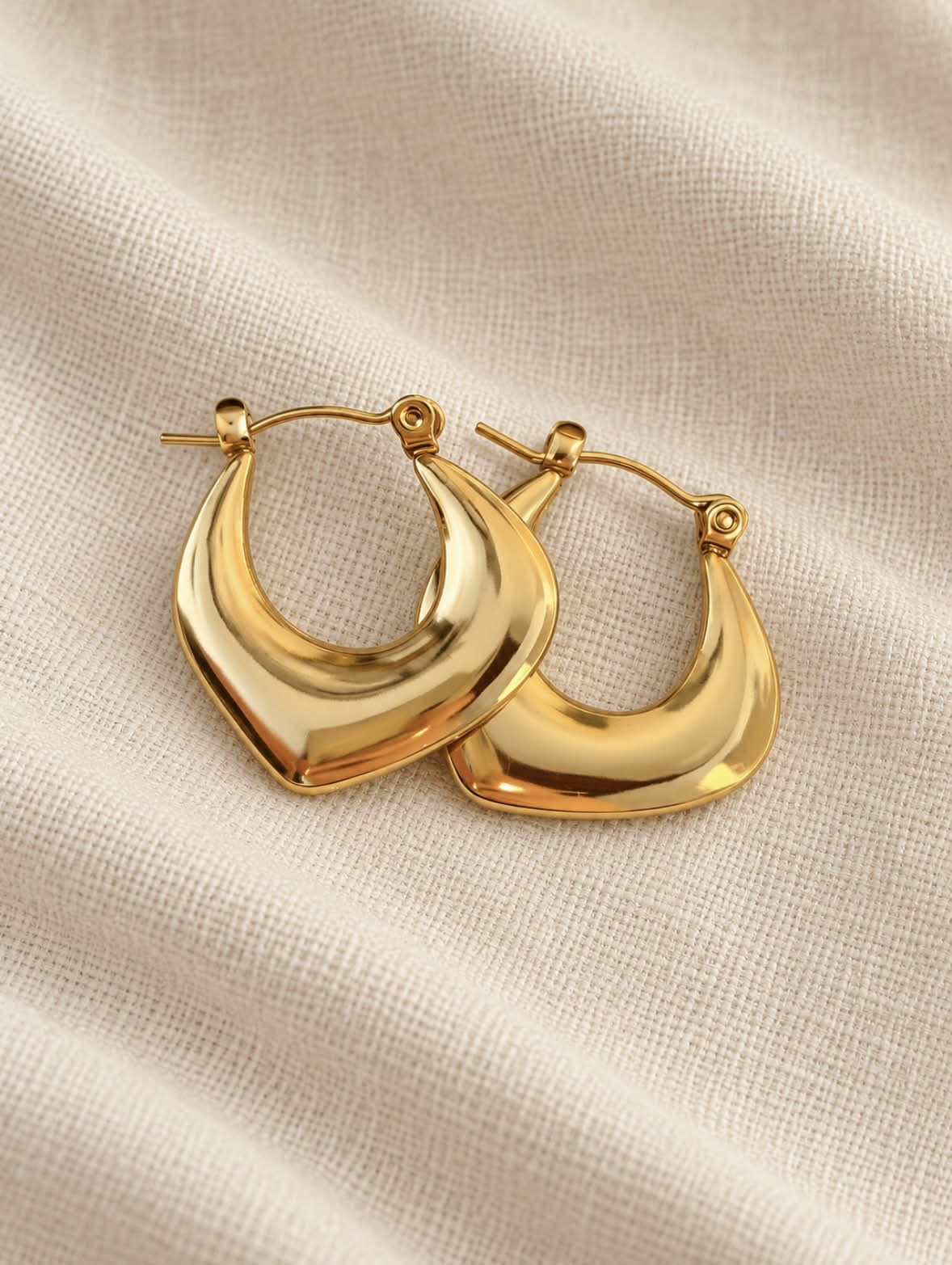 Soraya Earrings Gold - 304 stainless steel earrings