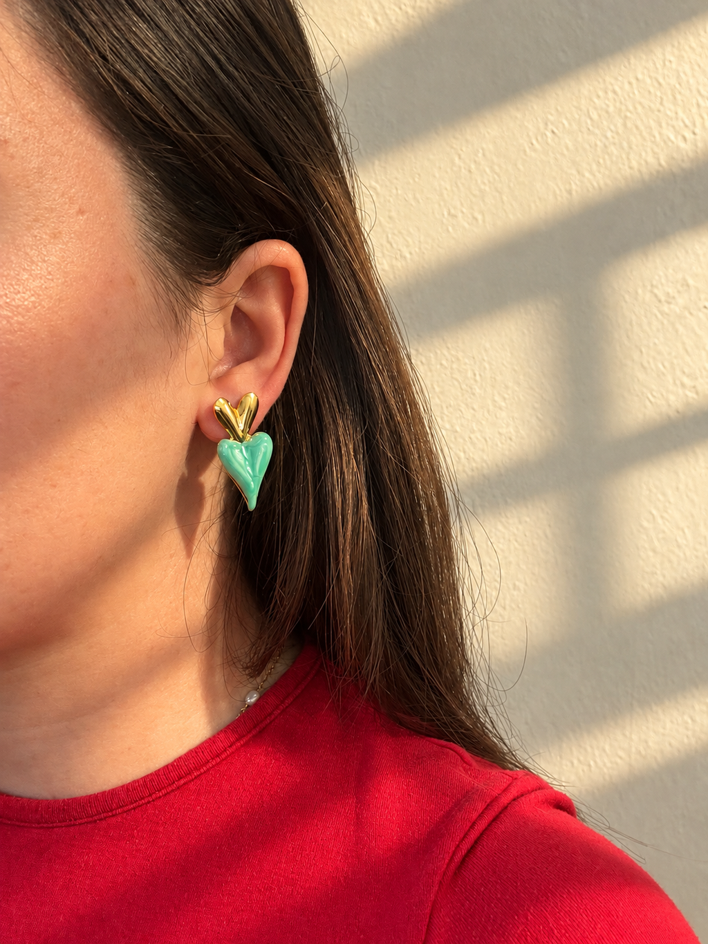 Sorelia Earrings Green lifestyle